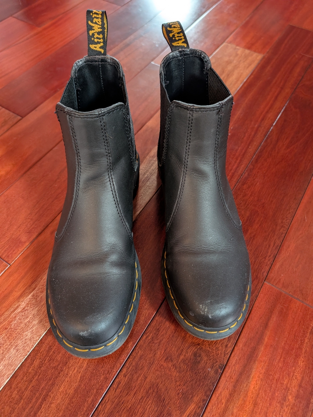 Dr. Martens Women’s Black Leather Chelsea Boots